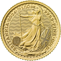 Britannia 1/10 uncji złota